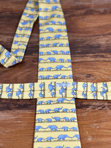 Corbata Hermés amarilla