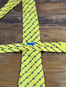 Corbata Hermés amarilla