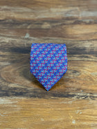 Corbata Hermés burdeos