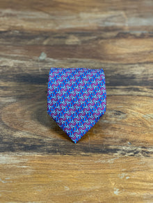 Corbata Hermés burdeos