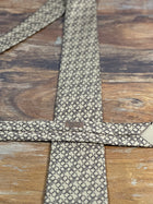 Corbata Hermés beige oscuro