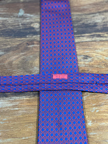 Corbata Hermés azul