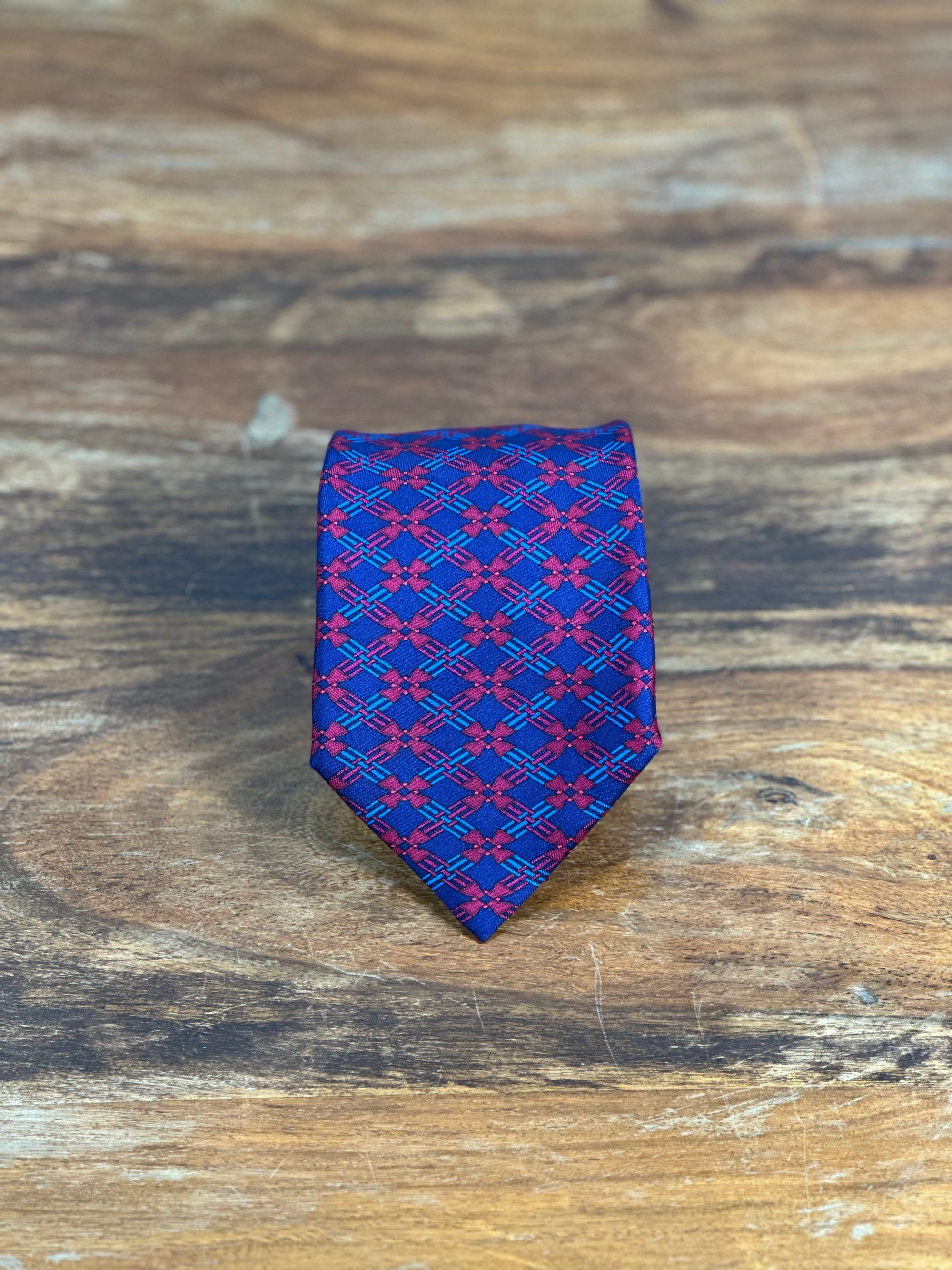 Corbata Hermés azul