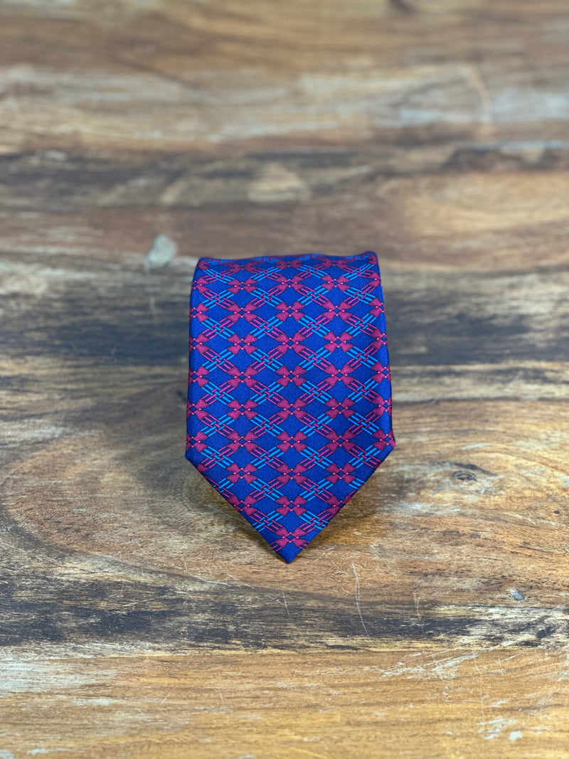 Corbata Hermés azul