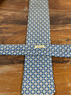 Corbata Hermés azul