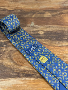 Corbata Hermés azul