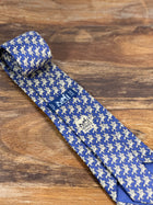 Corbata Hermés azul