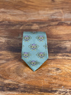 Corbata Hermés verde