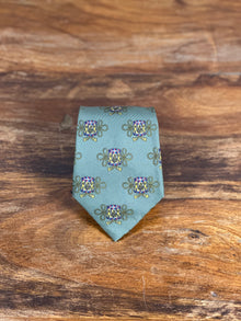 Corbata Hermés verde