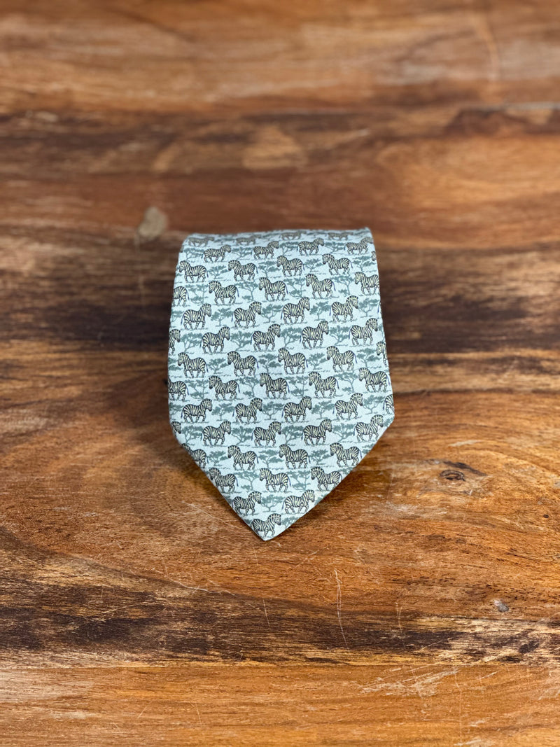 Corbata Hermés beige