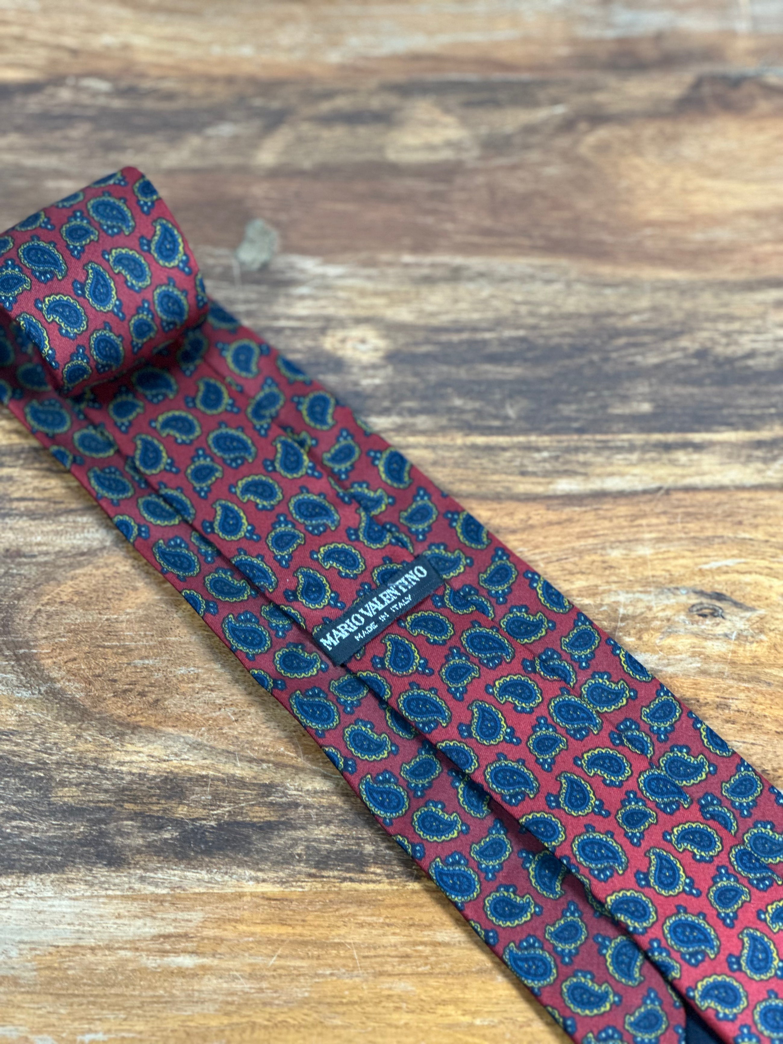 Corbata Valentino burdeos