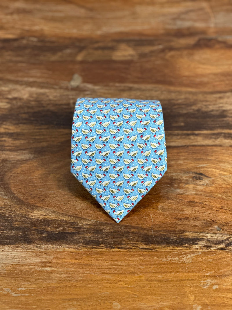 Corbata Hermés azul