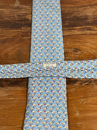 Corbata Hermés azul