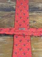 Corbata Hermés roja