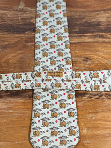 Corbata Hermés gris