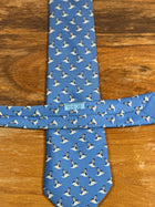 Corbata Hermés azul