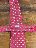 Corbata Hermés roja