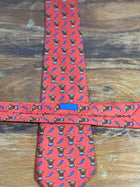 Corbata Hermés roja