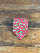 Corbata Hermés roja