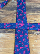 Corbata Hermés azul