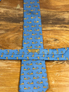 Corbata Hermés azul