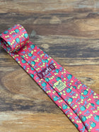 Corbata Hermés roja