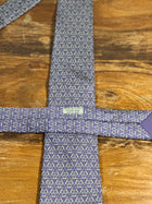Corbata Hermés morada
