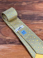 Corbata Hermés amarilla