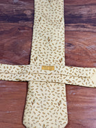 Corbata Hermés amarilla