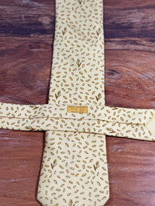 Corbata Hermés amarilla