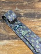 Corbata Hermés marrón