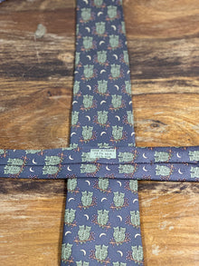 Corbata Hermés marrón