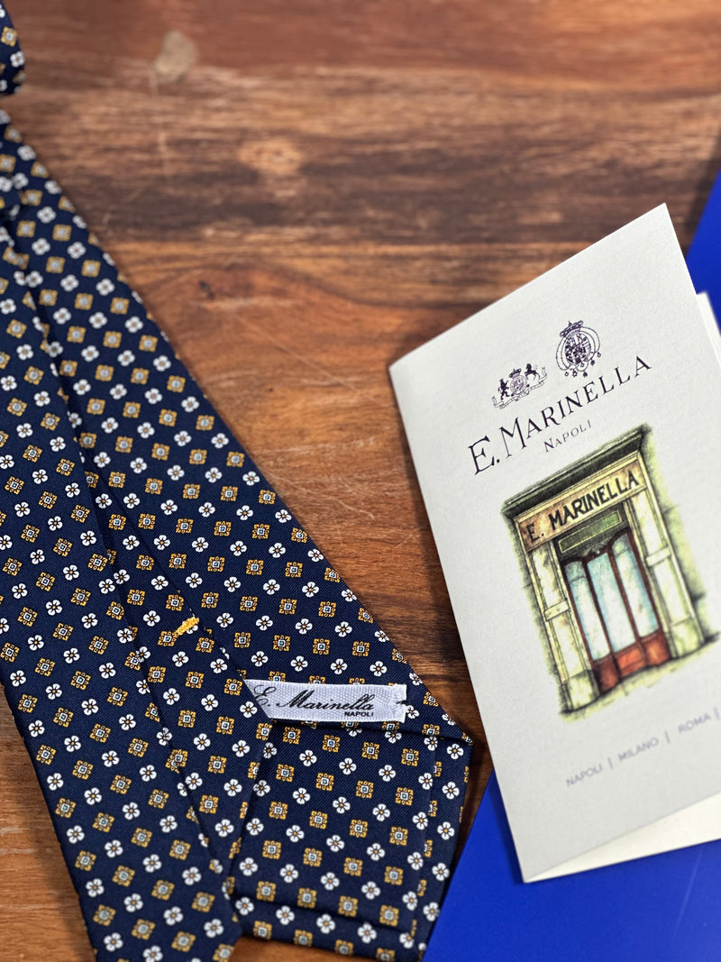 Corbata E.Marinella azul