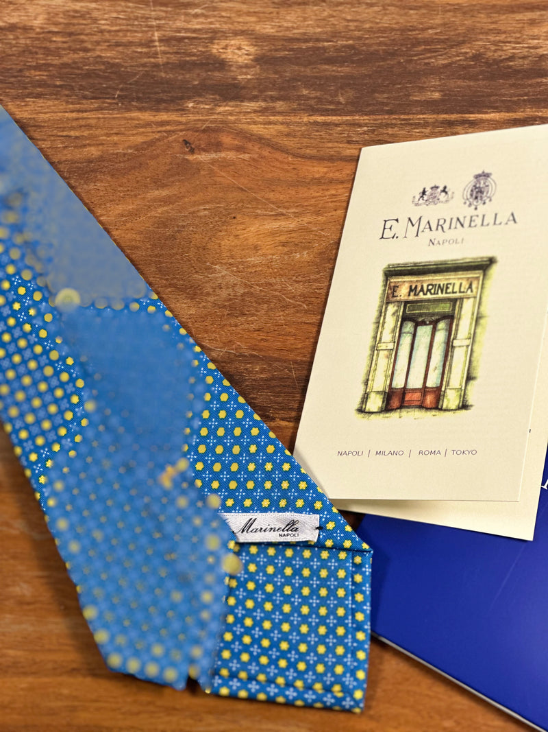 Corbata E.Marinella azul
