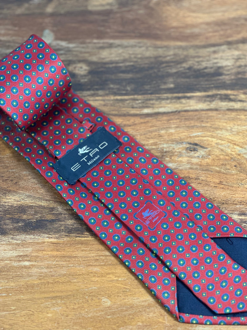 Corbata Etro burdeos