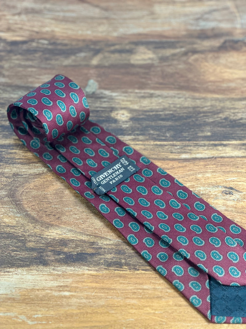 Corbata Etro burdeos