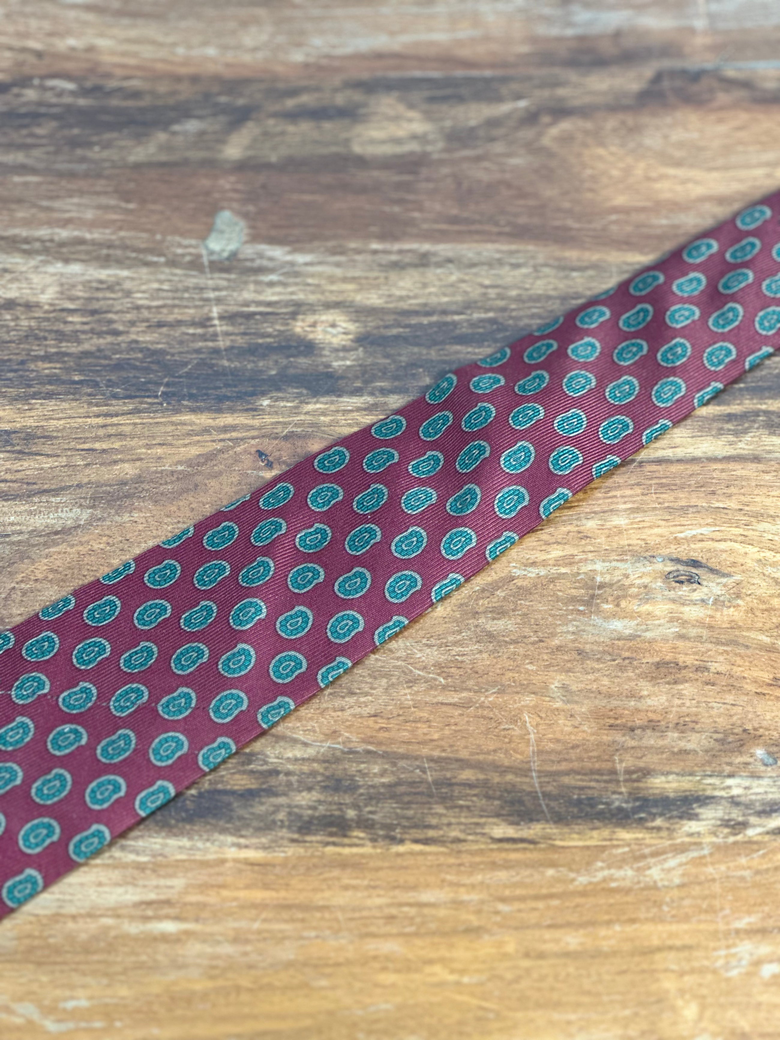 Corbata Etro burdeos