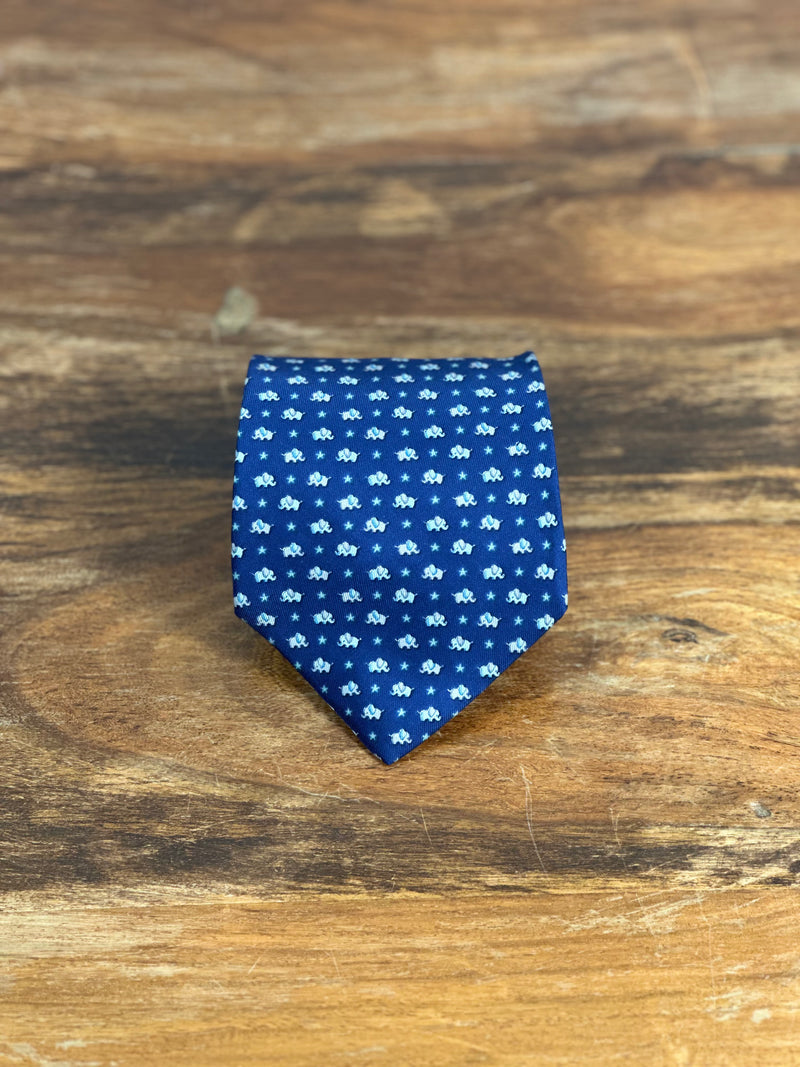 Corbata Ferragamo azul