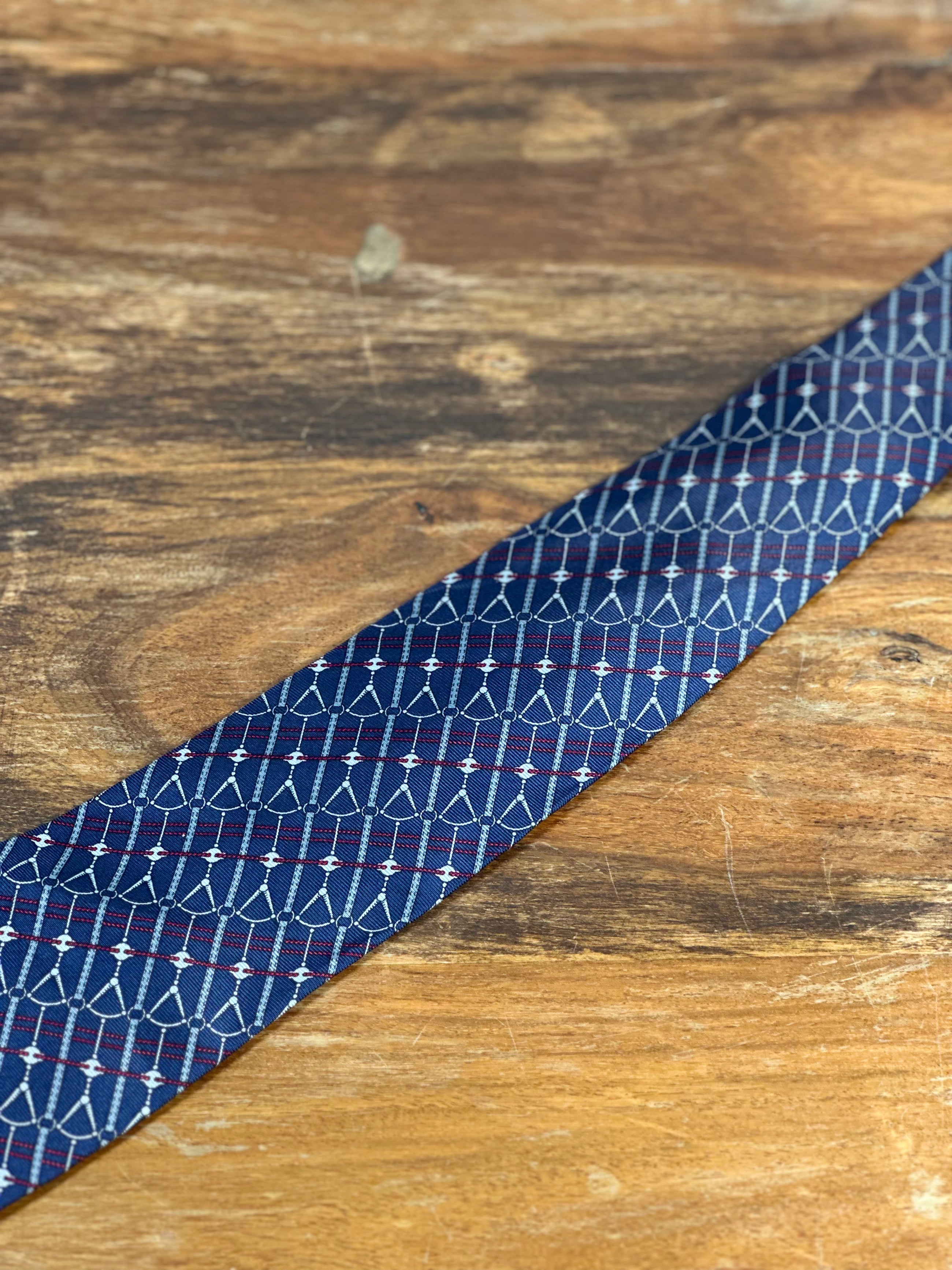 Corbata Celine azul