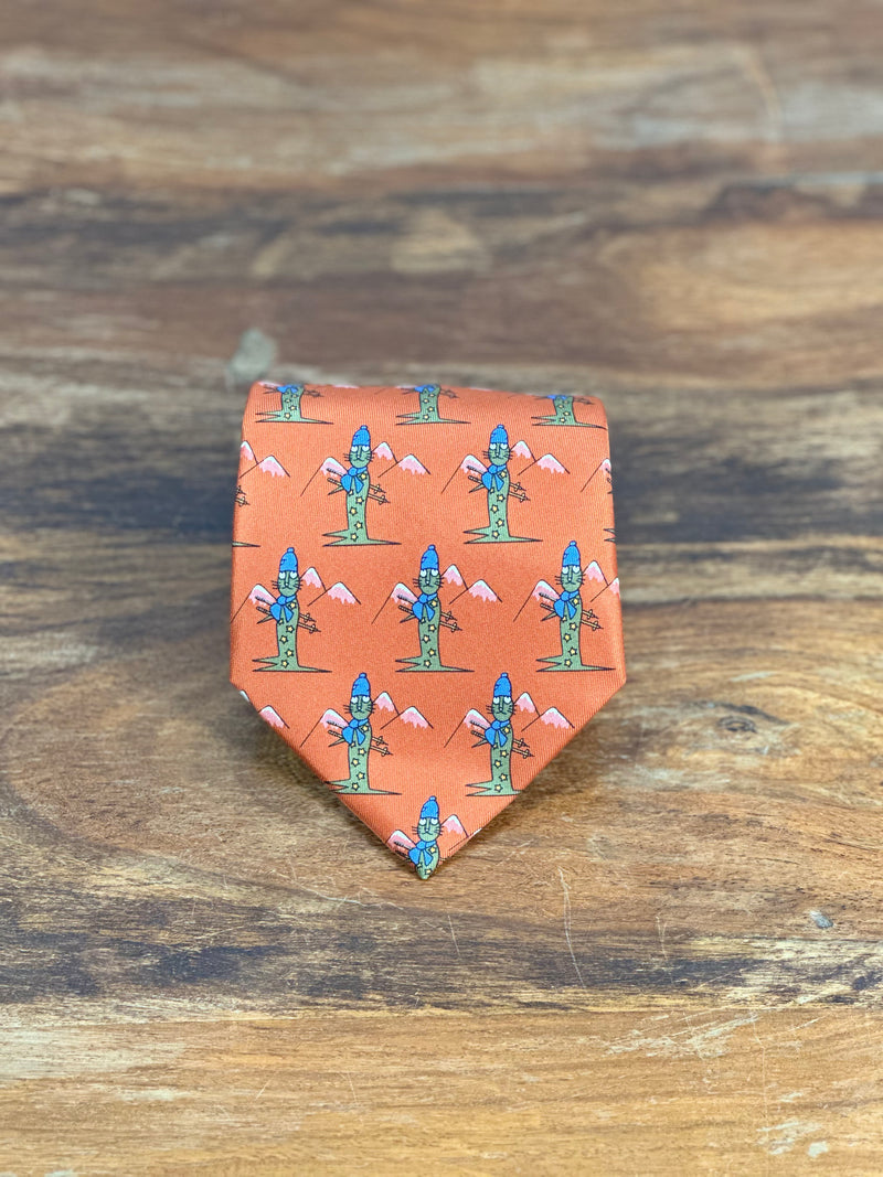 Corbata Dior naranja