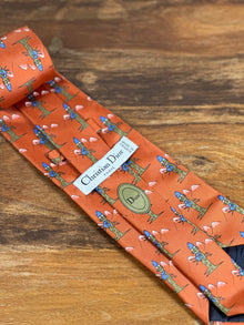 Corbata Dior naranja