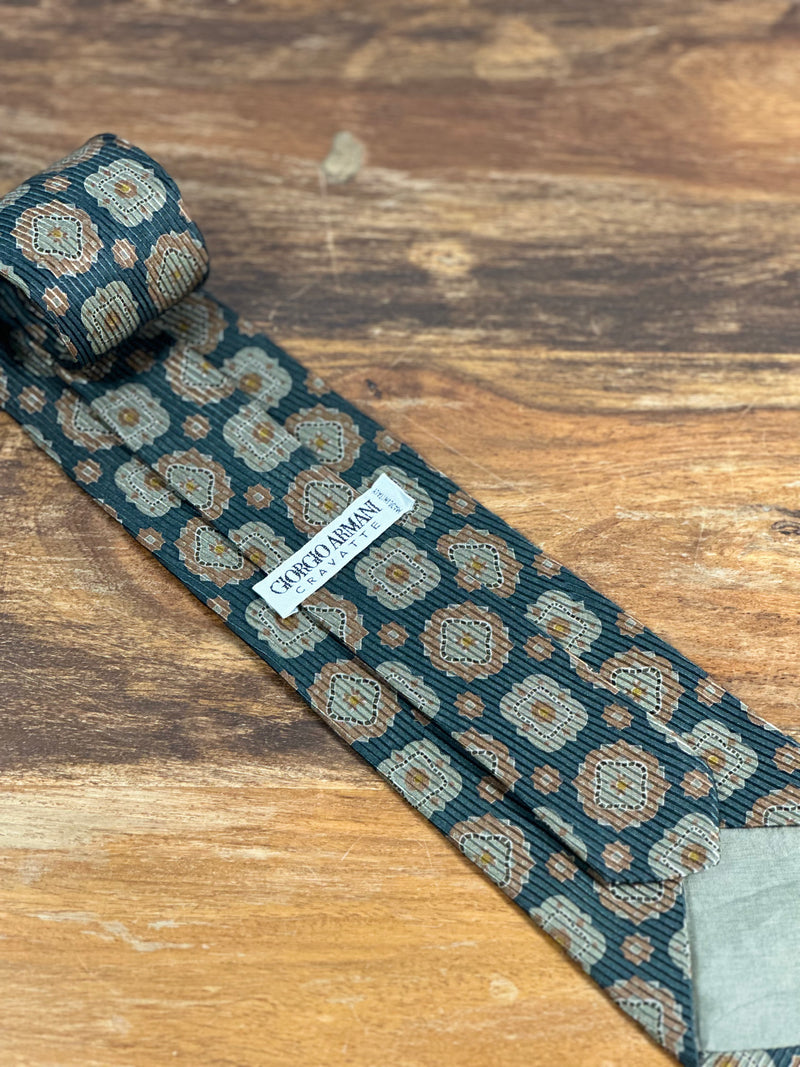 Corbata Giorgio Armani verde