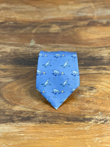 Corbata Hermés azul