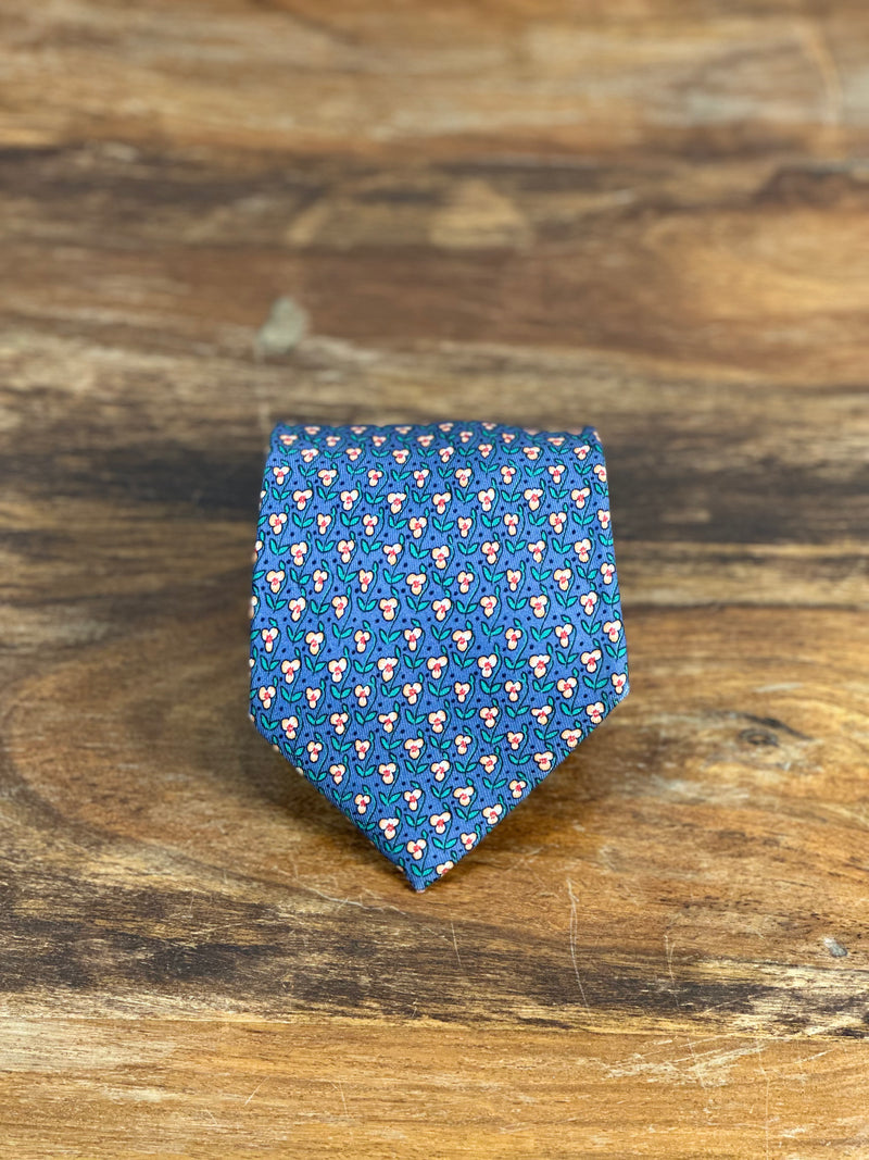Corbata Hermés azul