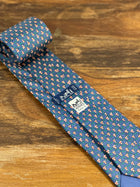 Corbata Hermés azul