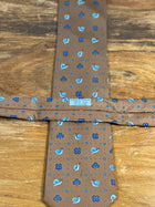 Corbata Hermés marrón