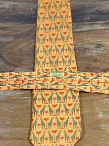 Corbata Hermés naranja