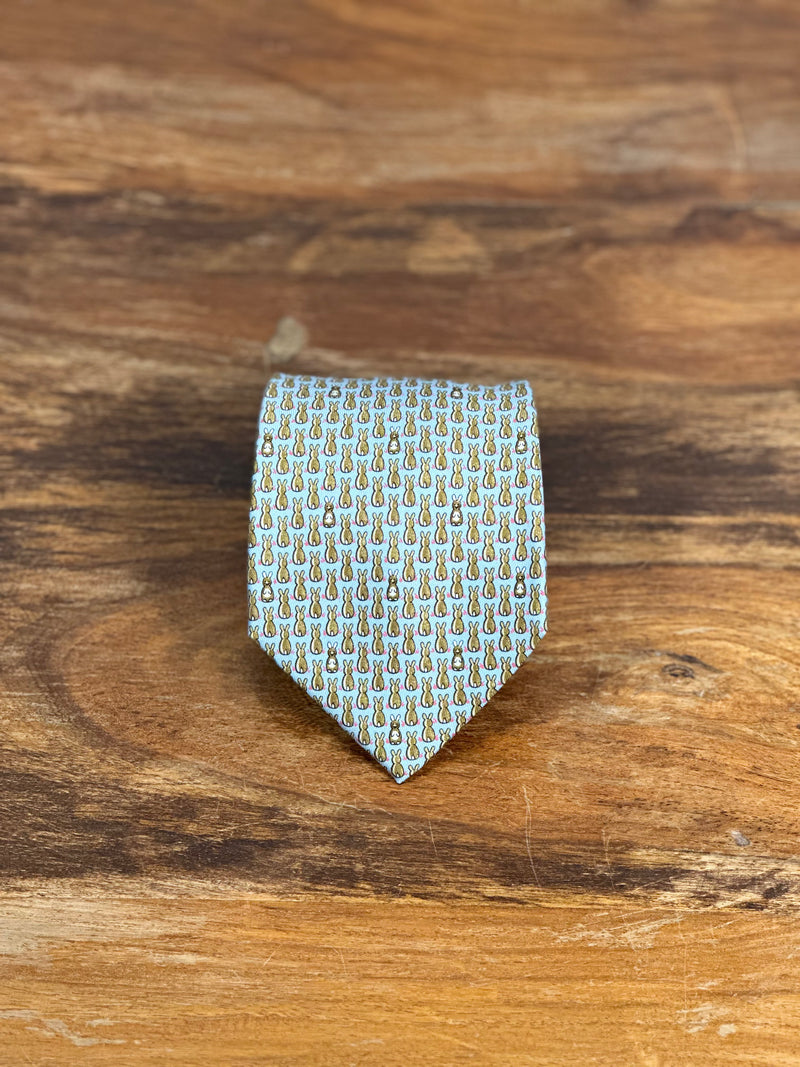 Corbata Hermés azul