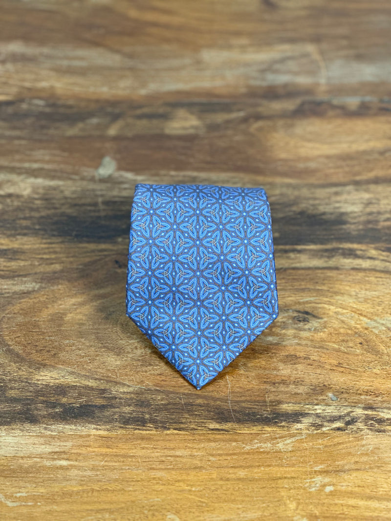 Corbata Hermés azul