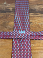 Corbata Hermés burdeos